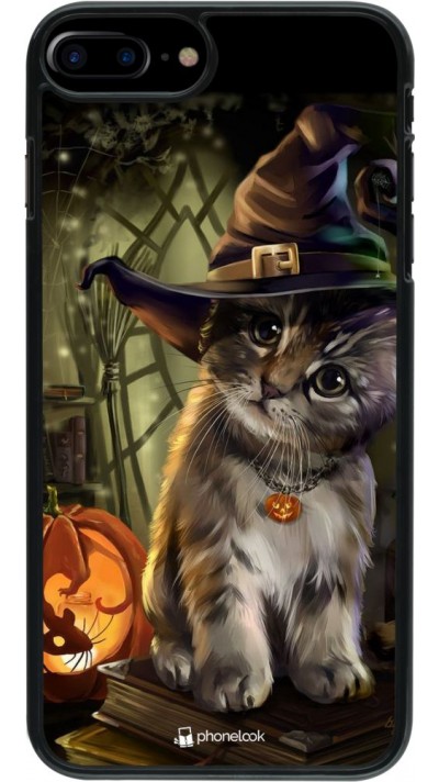 Coque iPhone 7 Plus / 8 Plus - Halloween 21 Witch cat