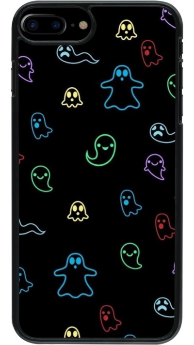 Coque iPhone 7 Plus / 8 Plus - Halloween 2024 colorful ghosts