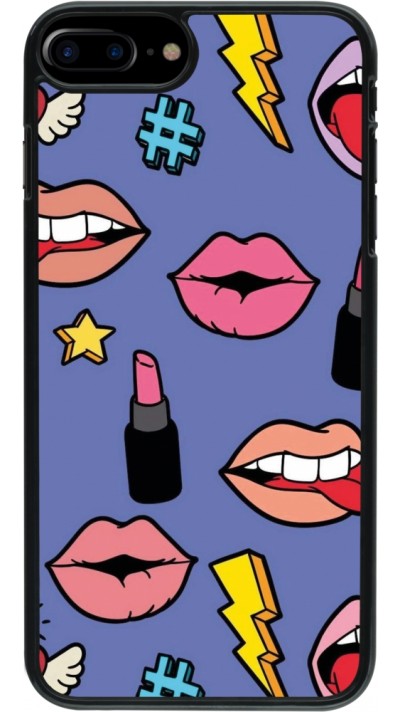 Coque iPhone 7 Plus / 8 Plus - Lips and lipgloss