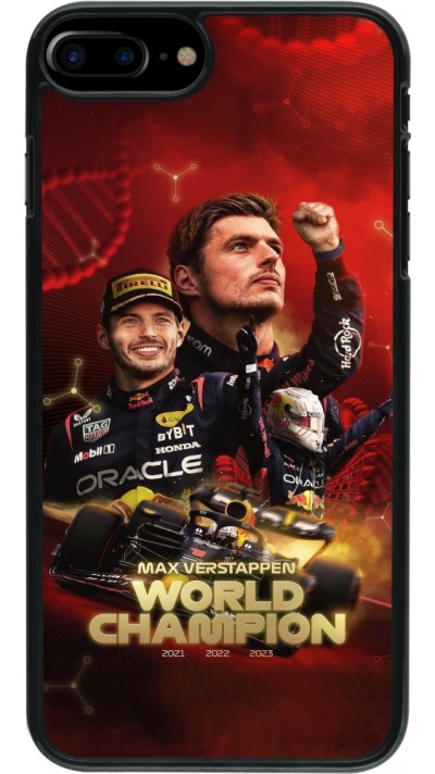 Coque iPhone 7 Plus / 8 Plus - Max Verstappen Champion 2023