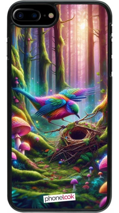 Coque iPhone 7 Plus / 8 Plus - Oiseau Nid Forêt