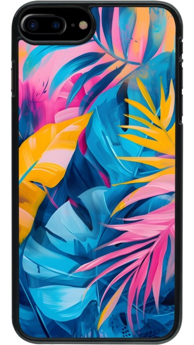 Coque iPhone 7 Plus / 8 Plus - Palms Blue