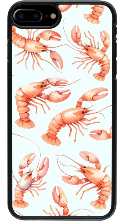 Coque iPhone 7 Plus / 8 Plus - Pattern de homards pastels