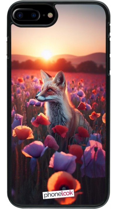 Coque iPhone 7 Plus / 8 Plus - Renard pourpre au crépuscule