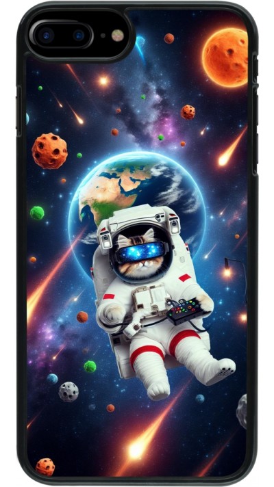 Coque iPhone 7 Plus / 8 Plus - VR SpaceCat Odyssey