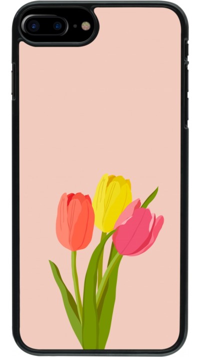 Coque iPhone 7 Plus / 8 Plus - Spring 23 tulip trio