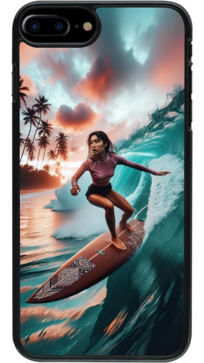 Coque iPhone 7 Plus / 8 Plus - Surfeuse Balinaise