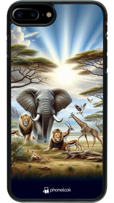 Coque iPhone 7 Plus / 8 Plus - Vie sauvage africaine