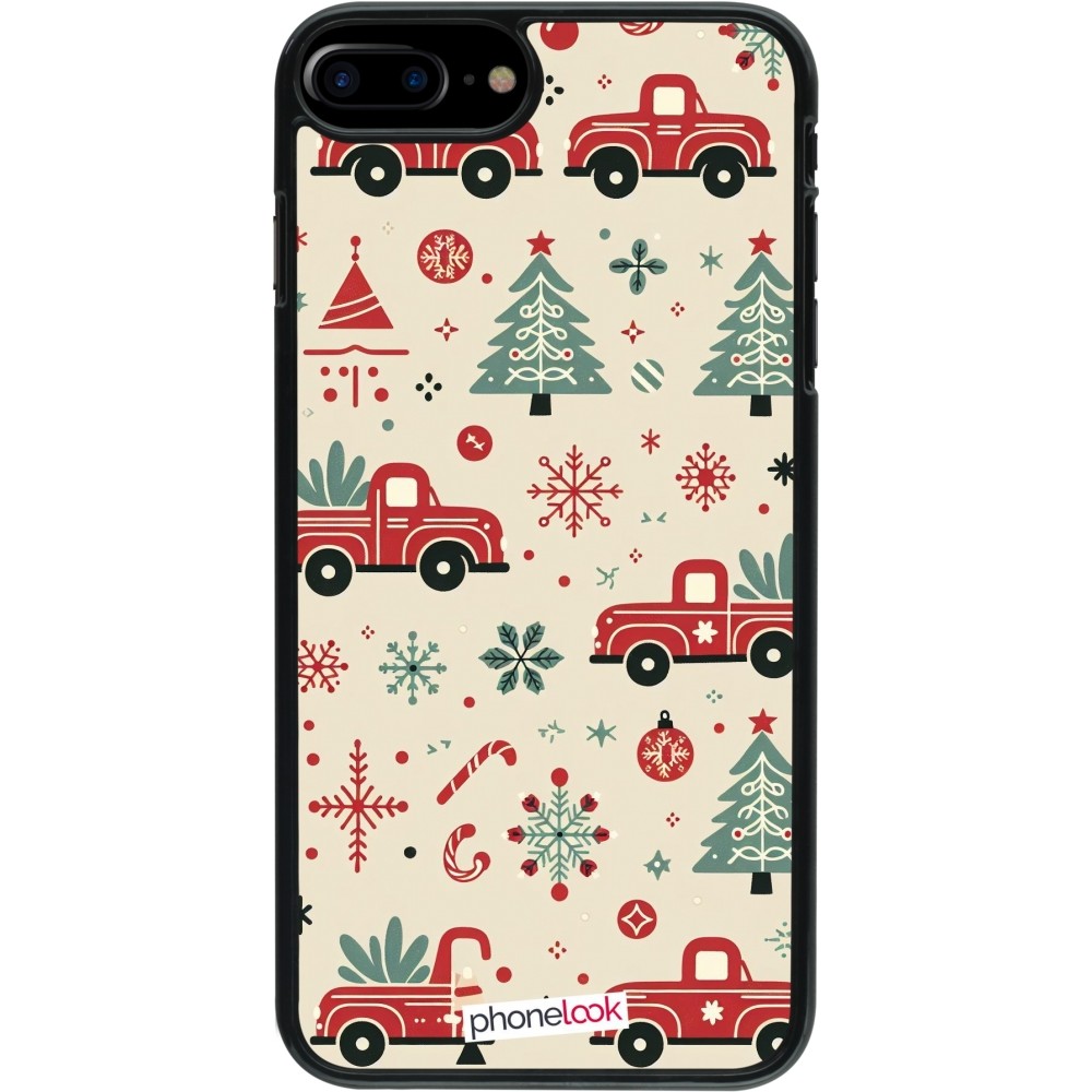 Coque iPhone 7 Plus / 8 Plus - Noël 2024 Camion Sapin