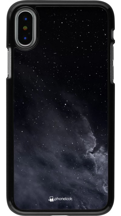 Coque iPhone X / Xs - Black Sky Clouds