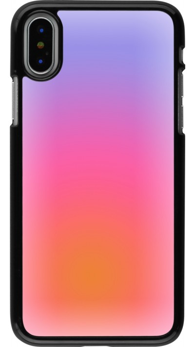 Coque iPhone X / Xs - Orange Pink Blue Gradient