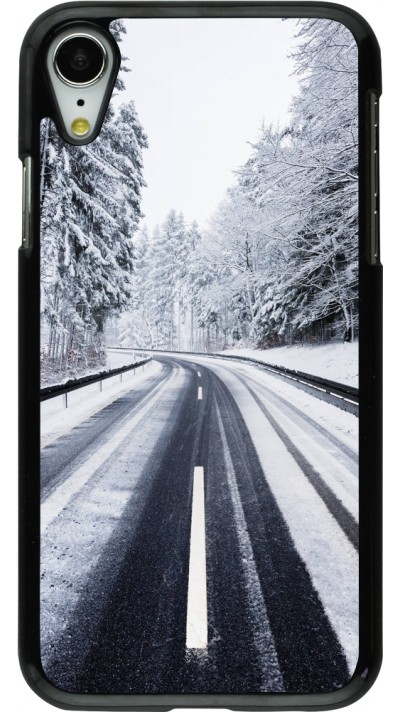 Coque iPhone XR - Winter 22 Snowy Road