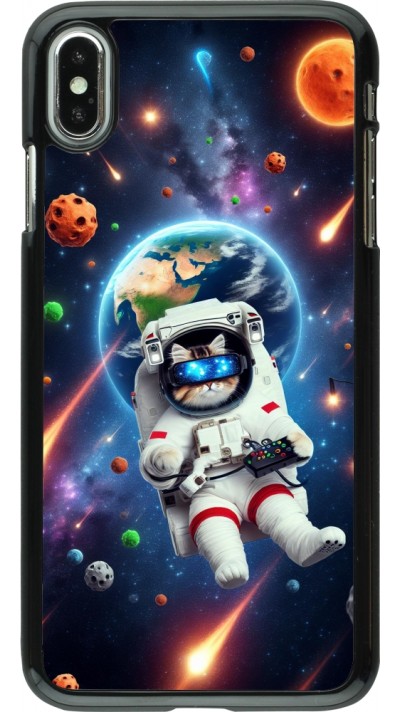 Coque iPhone Xs Max - VR SpaceCat Odyssey