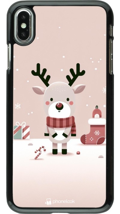 iPhone Xs Max Case Hülle - Weihnachten 2023 Choupinette Rentier