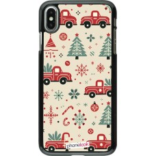 Coque iPhone Xs Max - Noël 2024 Camion Sapin