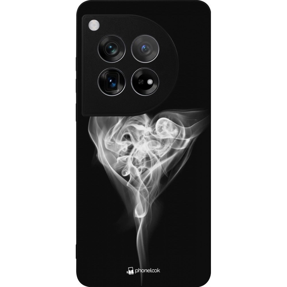 OnePlus 12 Case Hülle - Silikon schwarz Valentine 2022 Black Smoke