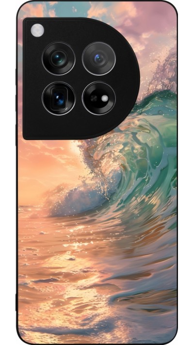 OnePlus 12 Case Hülle - Silikon schwarz Wave Sunset