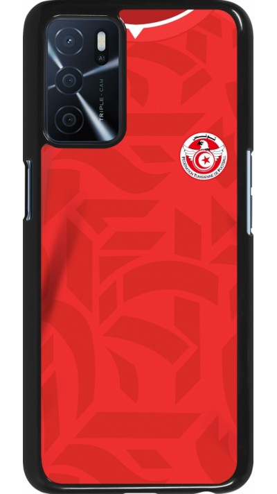 Oppo A16s Case Hülle - Tunesien 2022 personalisierbares Fussballtrikot