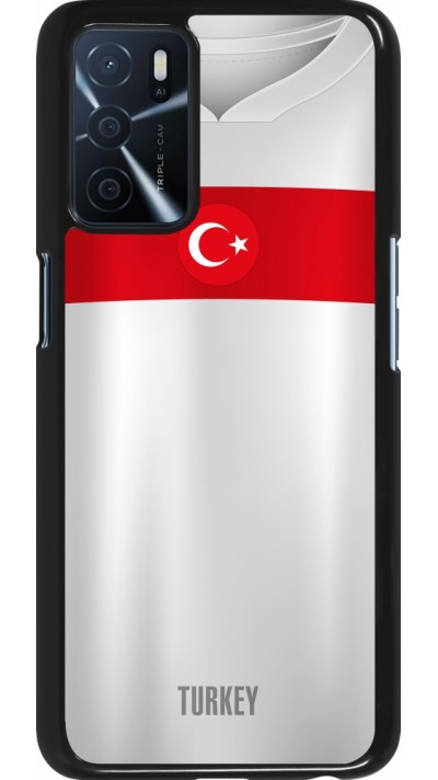 OPPO A16s Case Hülle - Türkei personalisierbares Fussballtrikot