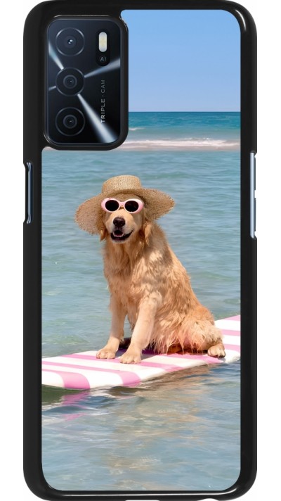 Coque OPPO A16s - Summer Dog on Paddle