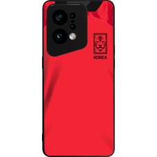 OPPO Find X5 Case Hülle - Silikon schwarz Südkorea 2022 personalisierbares Fussballtrikot