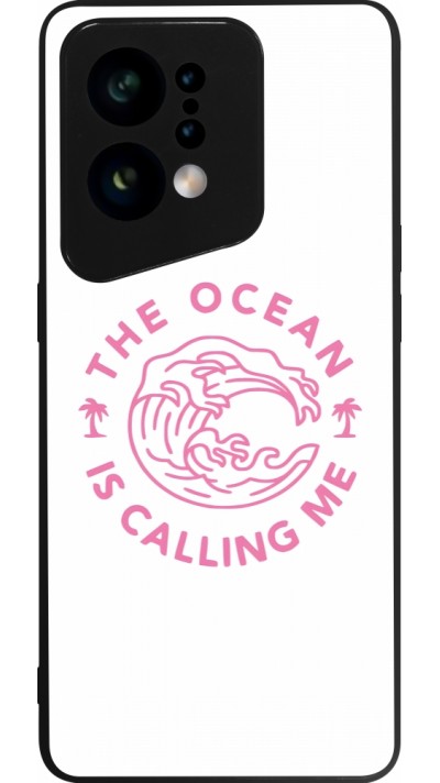 OPPO Find X5 Case Hülle - Silikon schwarz The Ocean is calling me