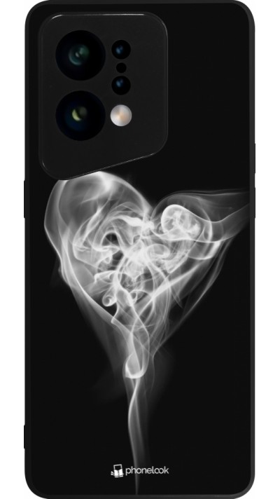 OPPO Find X5 Case Hülle - Silikon schwarz Valentine 2022 Black Smoke