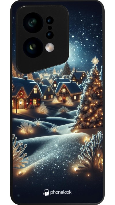 OPPO Find X5 Case Hülle - Silikon schwarz Weihnachten 2023 Weihnachten steht vor der Tür