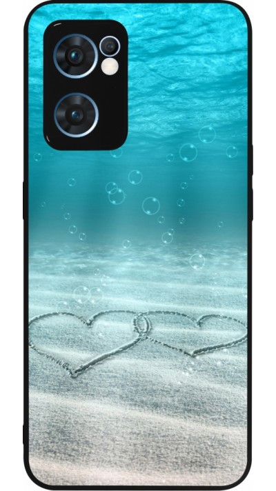 Coque OPPO Reno7 5G - Silicone rigide noir Summer 18 19