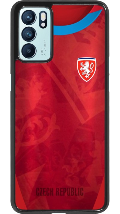 OPPO Reno6 5G Case Hülle - Tschechische Republik personalisierbares Fussballtrikot