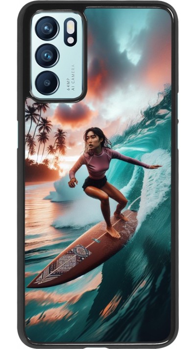 Coque OPPO Reno6 5G - Surfeuse Balinaise