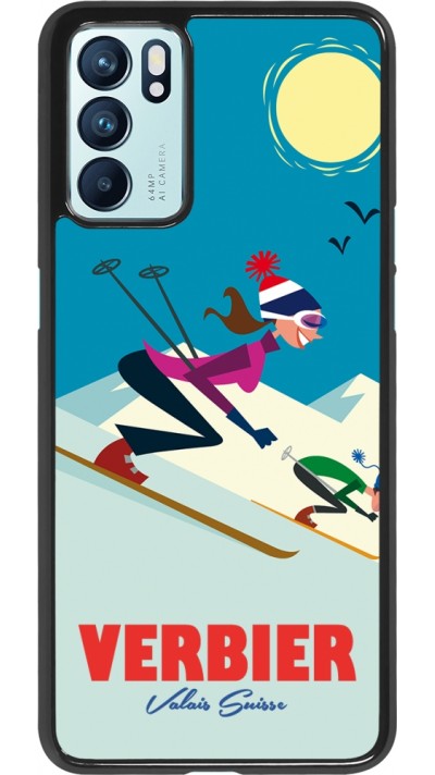 Coque Oppo Reno6 5G - Verbier Ski Downhill