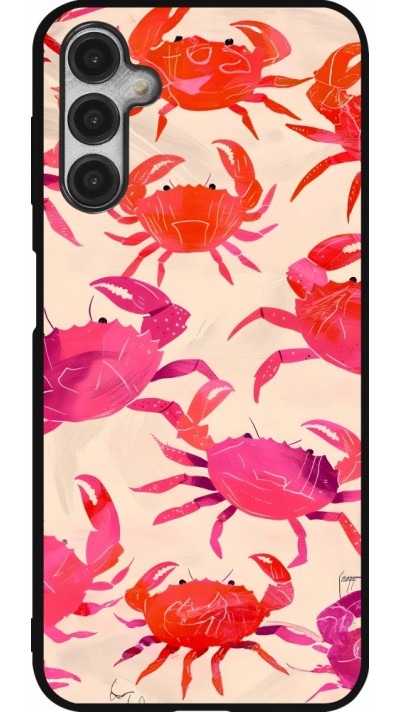 Samsung Galaxy A14 5G Case Hülle - Silikon schwarz Crabs Paint