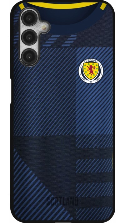 Samsung Galaxy A14 5G Case Hülle - Silikon schwarz Schottland personalisierbares Fussballtrikot