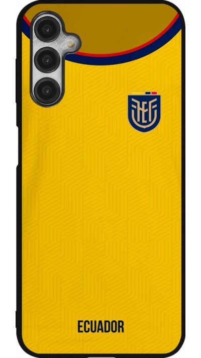 Coque Samsung Galaxy A14 5G - Silicone rigide noir Maillot de football Equateur 2022