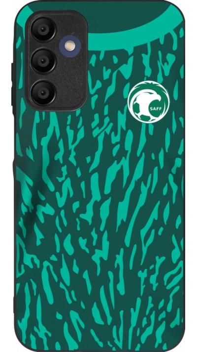 Samsung Galaxy A15 Case Hülle - Silikon schwarz Saudi-Arabien 2022 personalisierbares Fussballtrikot