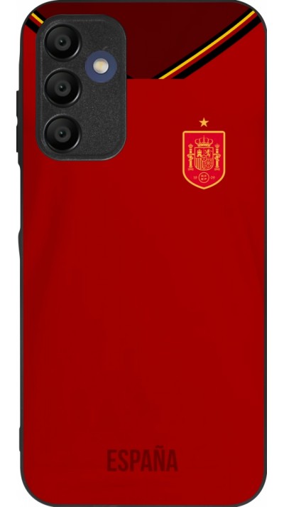 Samsung Galaxy A15 Case Hülle - Silikon schwarz Spanien 2022 personalisierbares Fußballtrikot