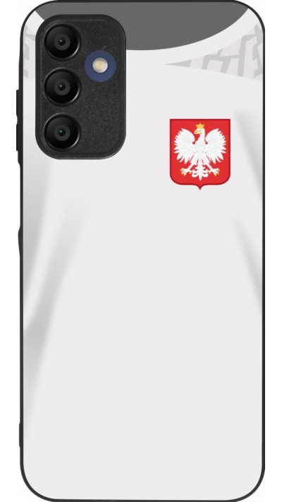 Samsung Galaxy A15 Case Hülle - Silikon schwarz Polen 2022 personalisierbares Fussballtrikot