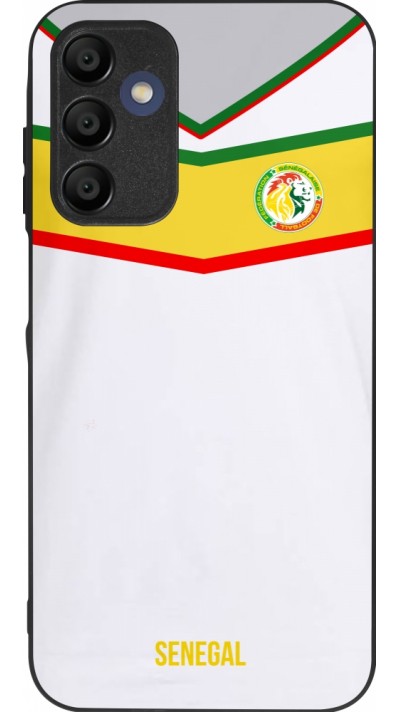 Samsung Galaxy A15 Case Hülle - Silikon schwarz Senegal 2022 personalisierbares Fußballtrikot