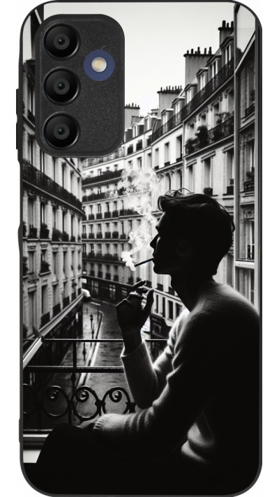 Samsung Galaxy A15 Case Hülle - Silikon schwarz Parisian Smoker