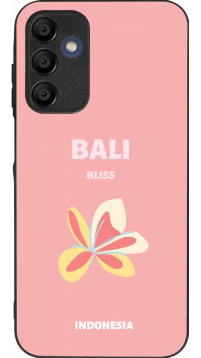 Samsung Galaxy A15 Case Hülle - Silikon schwarz Pop Summer Destination Bali