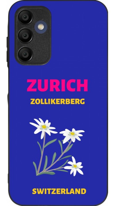 Samsung Galaxy A15 Case Hülle - Silikon schwarz Pop Summer Destination Zurich