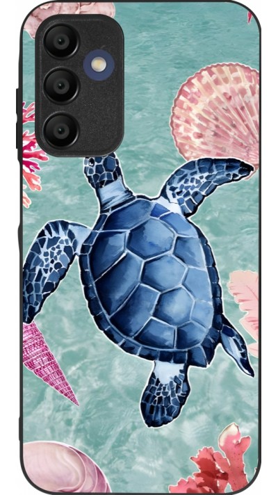 Samsung Galaxy A15 Case Hülle - Silikon schwarz Preppy Turtle