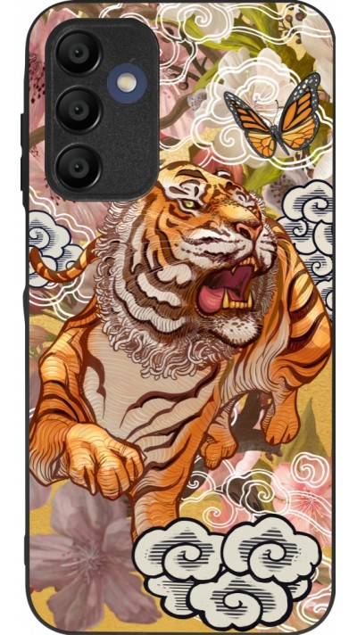 Coque Samsung Galaxy A15 - Silicone rigide noir Spring 23 japanese tiger