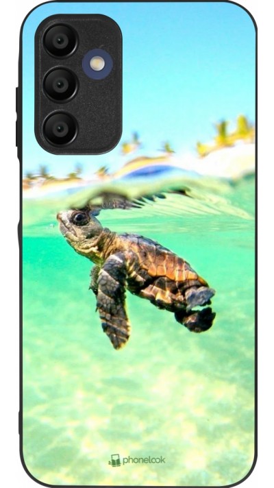 Samsung Galaxy A15 Case Hülle - Silikon schwarz Turtle Underwater