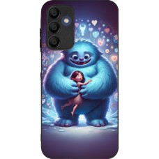 Coque Samsung Galaxy A15 - Silicone rigide noir Valentine 2024 Fluffy Love