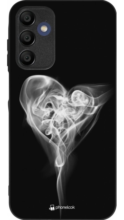 Samsung Galaxy A15 Case Hülle - Silikon schwarz Valentine 2022 Black Smoke