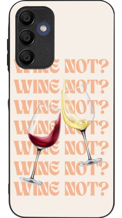 Samsung Galaxy A15 Case Hülle - Silikon schwarz Wine not