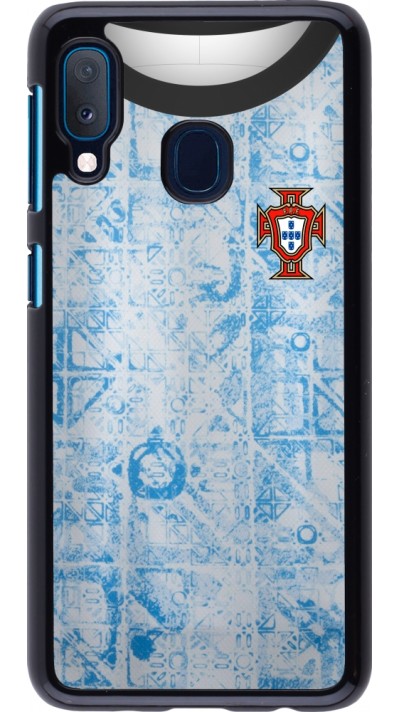 Samsung Galaxy A20e Case Hülle - Portugal Away personalisierbares Fussballtrikot