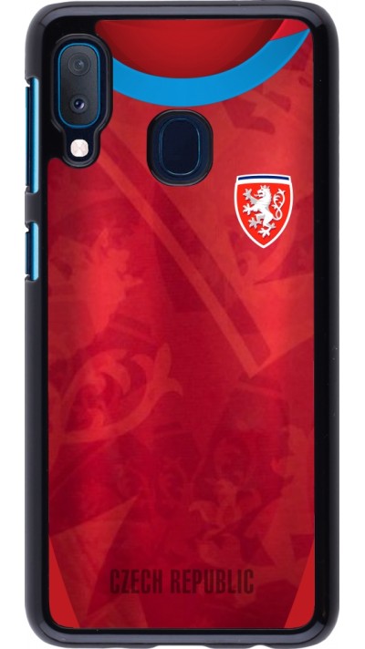 Samsung Galaxy A20e Case Hülle - Tschechische Republik personalisierbares Fussballtrikot